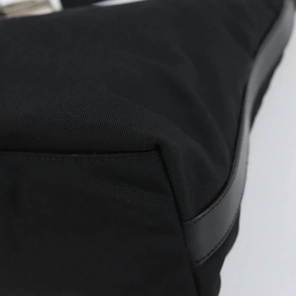 Authentic GUCCI Shoulder Bag Nylon Black Silver 000 0602 3754 - Picture 2 of 16